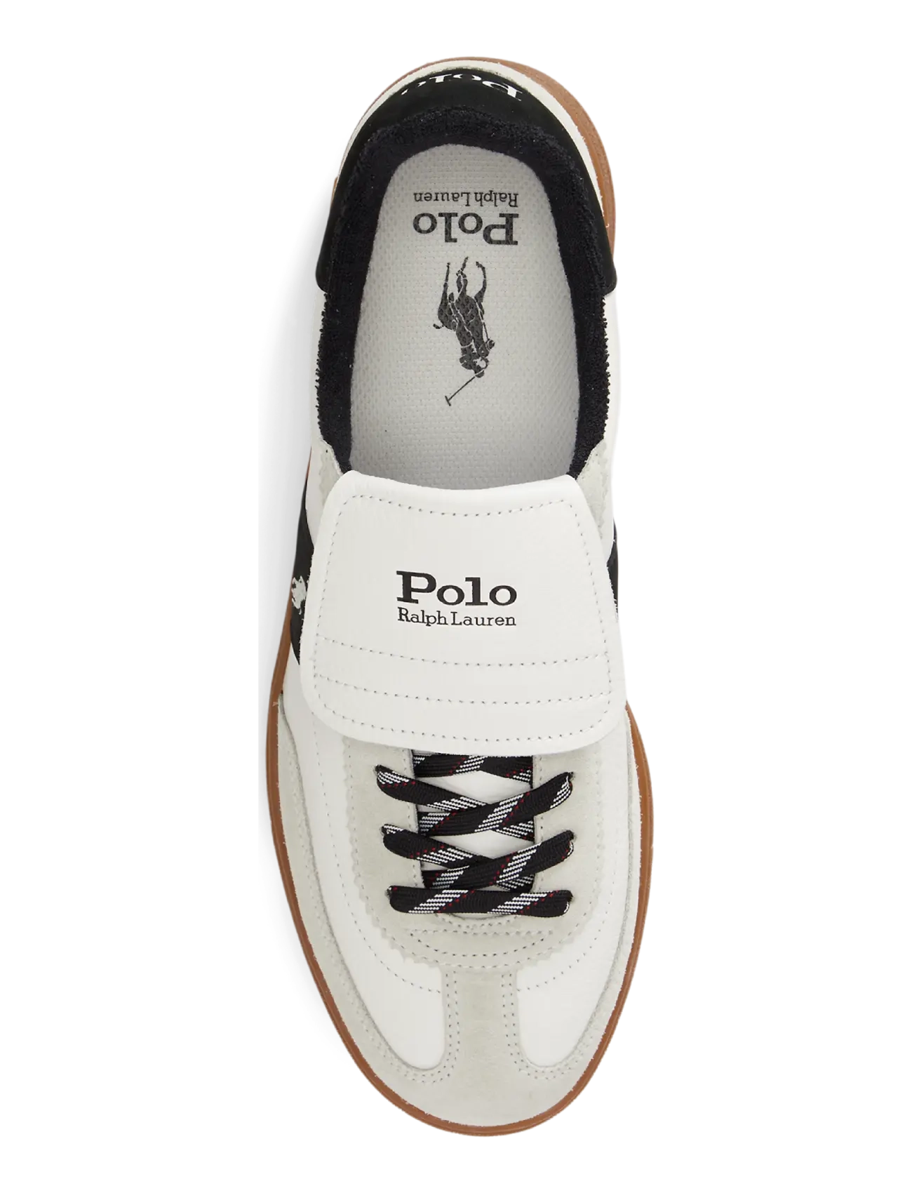 Polo Ralph Lauren - Bedford Leather-Suede Sneaker - low-top sneaker - deckwash white/bl - 1