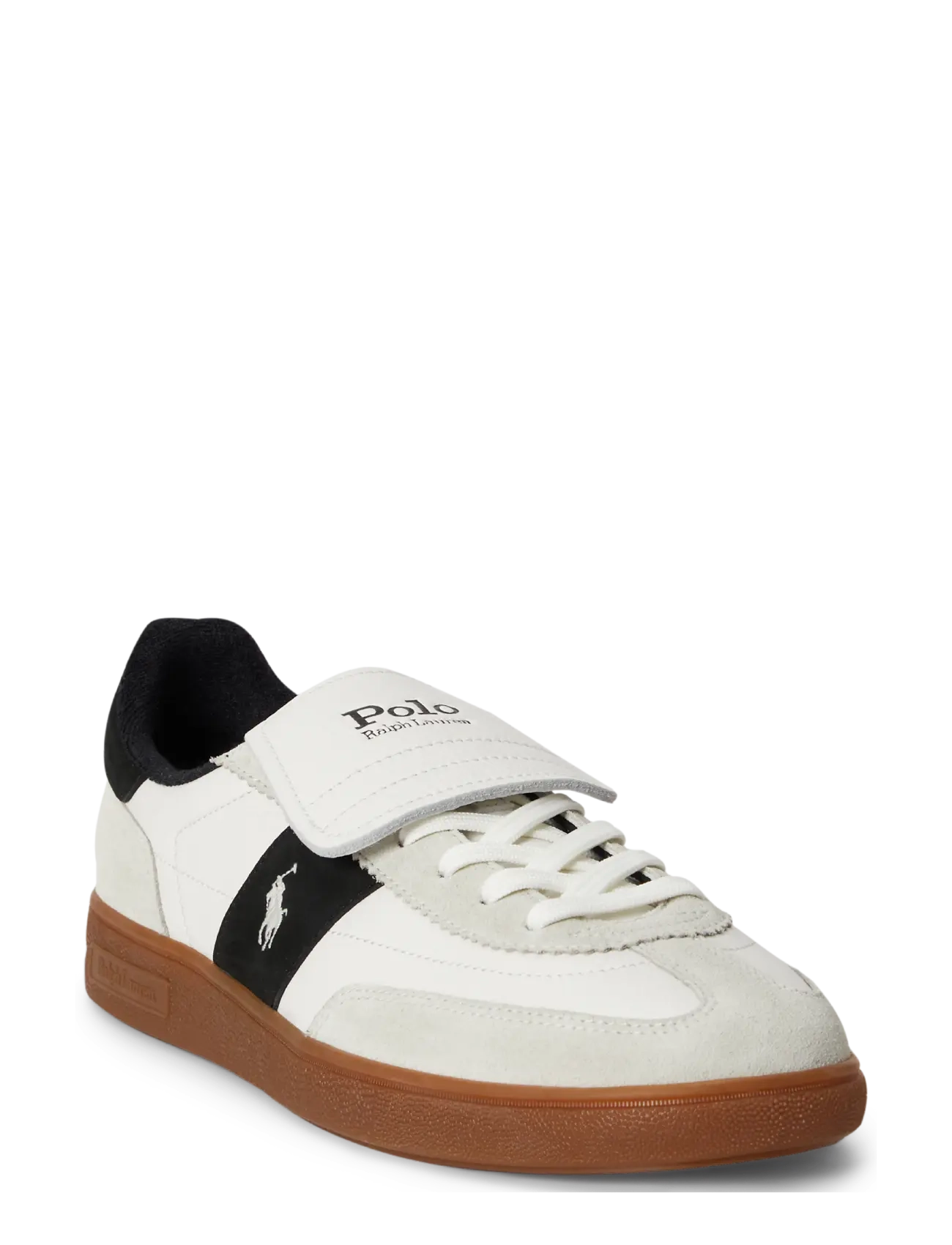 Polo Ralph Lauren - Bedford Leather-Suede Sneaker - low-top sneaker - deckwash white/bl - 3