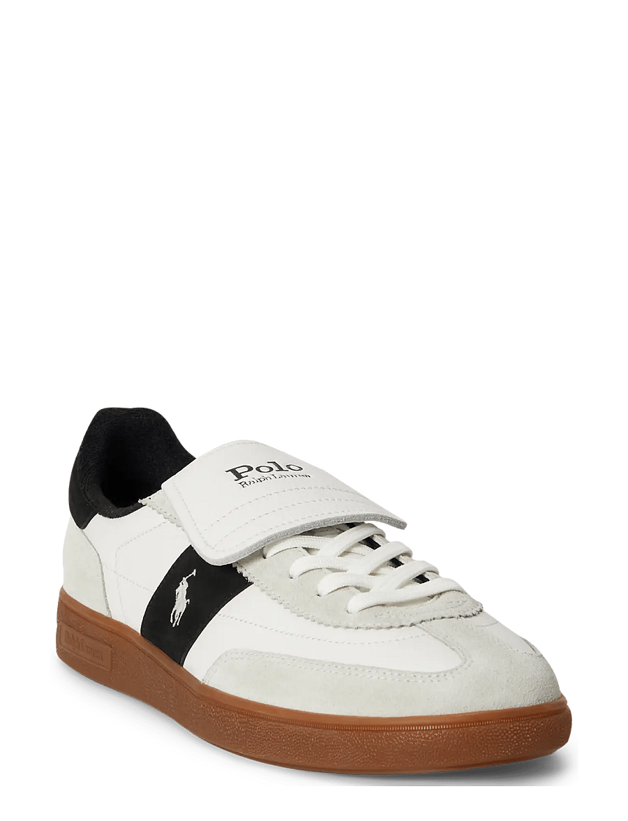 Polo Ralph Lauren - Bedford Leather-Suede Sneaker - low-top sneaker - deckwash white/bl - 3