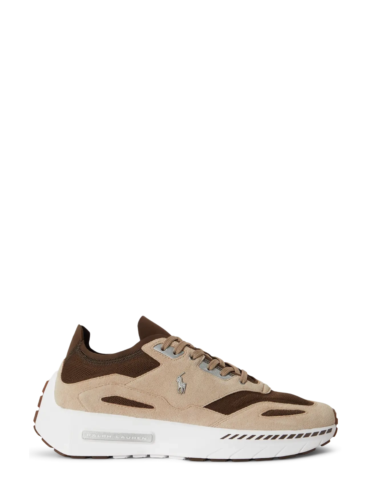 Polo Ralph Lauren Boerum Suede-Paneled Knit Sneaker - Inspiratsioon - MILKSHAKE/COURT B / beige