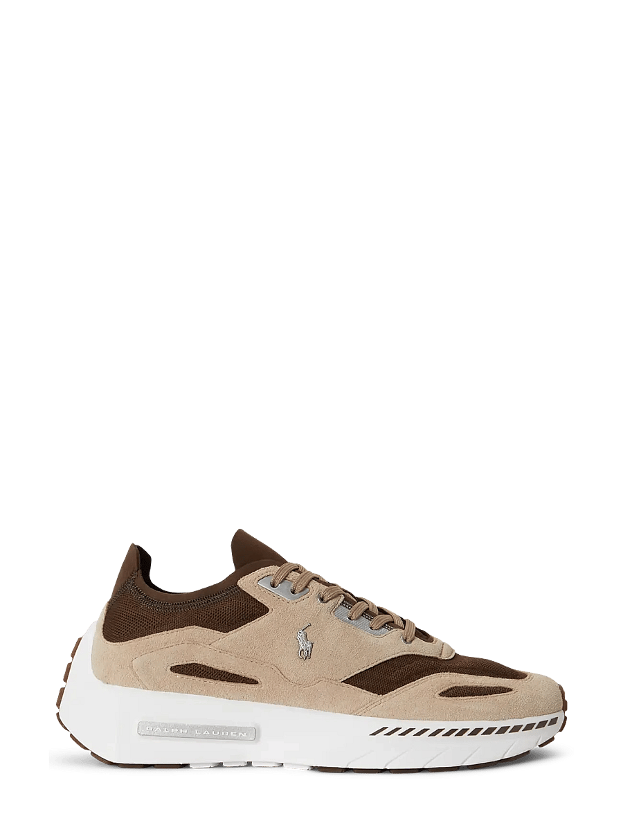Polo Ralph Lauren - Boerum Suede-Paneled Knit Sneaker - madala säärega - milkshake/court b - 0