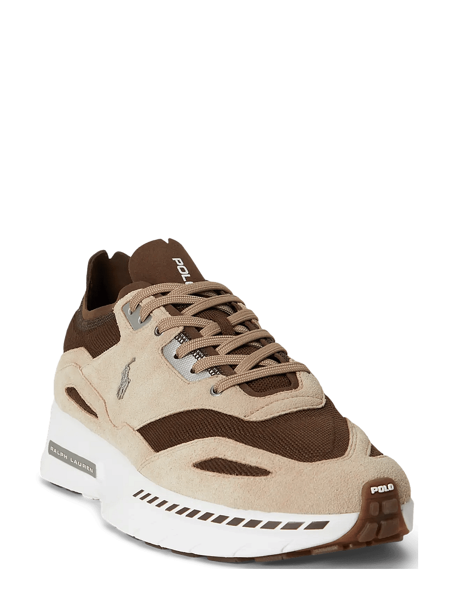 Polo Ralph Lauren - Boerum Suede-Paneled Knit Sneaker - madala säärega - milkshake/court b - 1