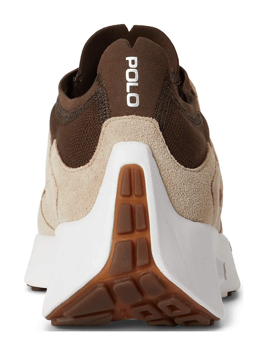 Polo Ralph Lauren - Boerum Suede-Paneled Knit Sneaker - madala säärega - milkshake/court b - 2