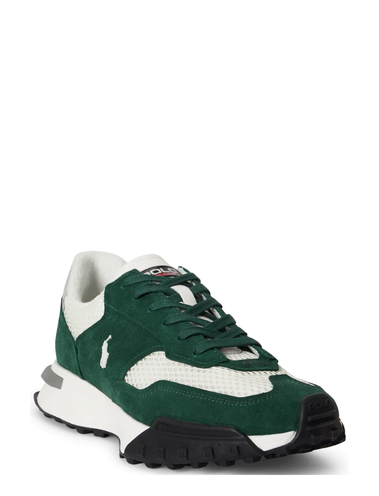 Polo Ralph Lauren - Eldridge Suede-Paneled Sneaker - madala säärega - college green/dec - 1