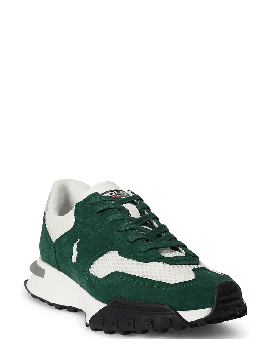 Polo Ralph Lauren - Eldridge Suede-Paneled Sneaker - madala säärega - college green/dec - 1