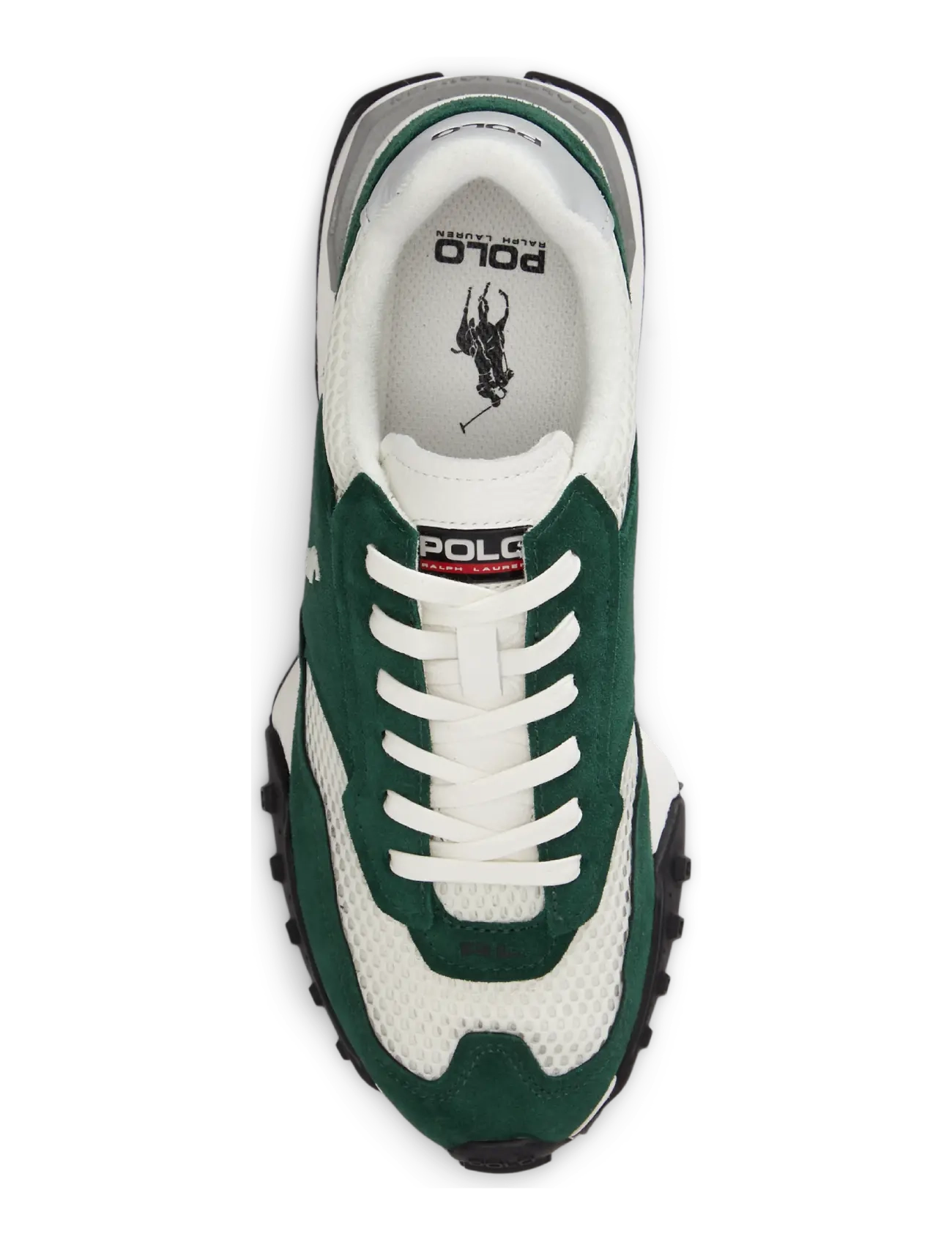 Polo Ralph Lauren - Eldridge Suede-Paneled Sneaker - madala säärega - college green/dec - 2