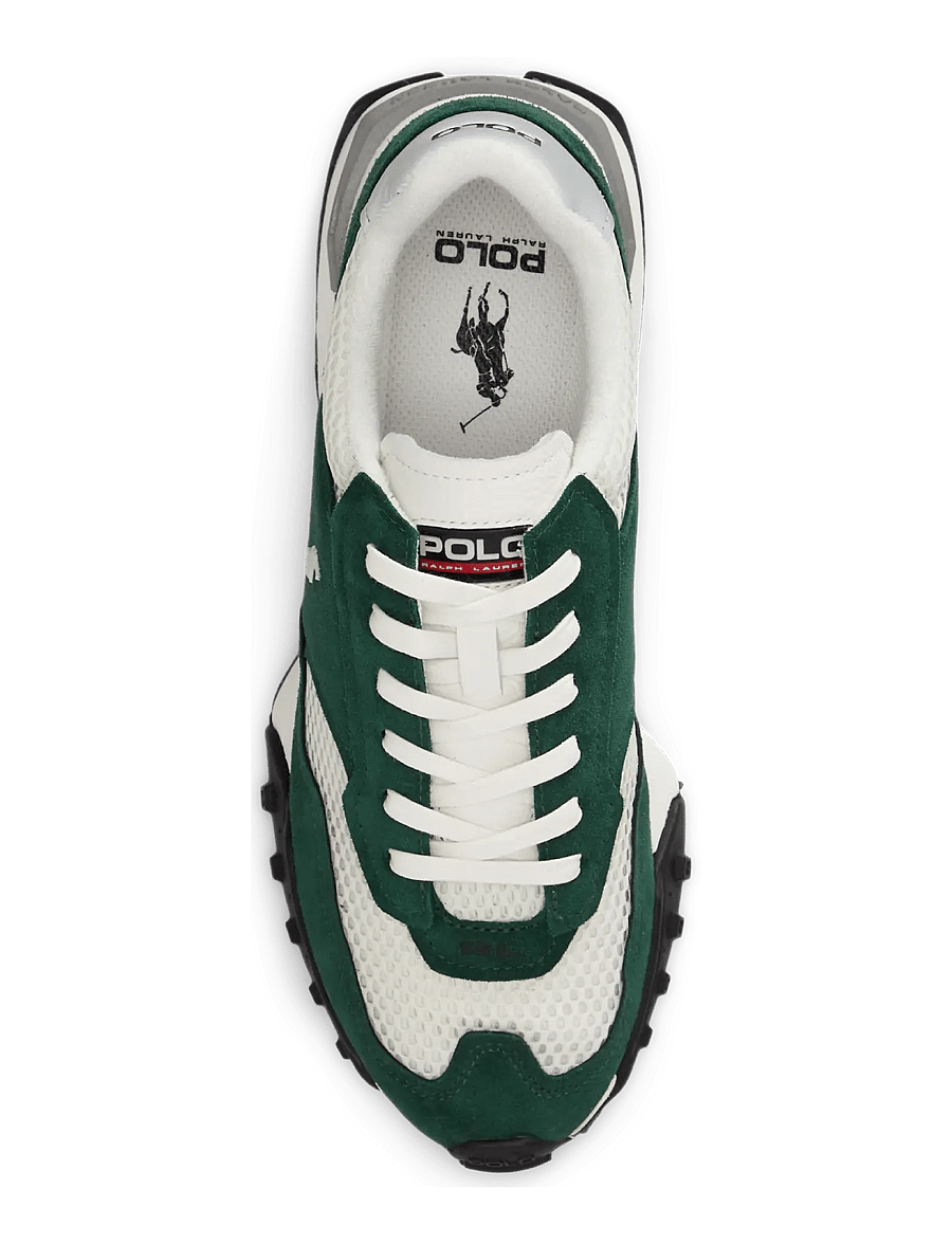 Polo Ralph Lauren - Eldridge Suede-Paneled Sneaker - madala säärega - college green/dec - 2