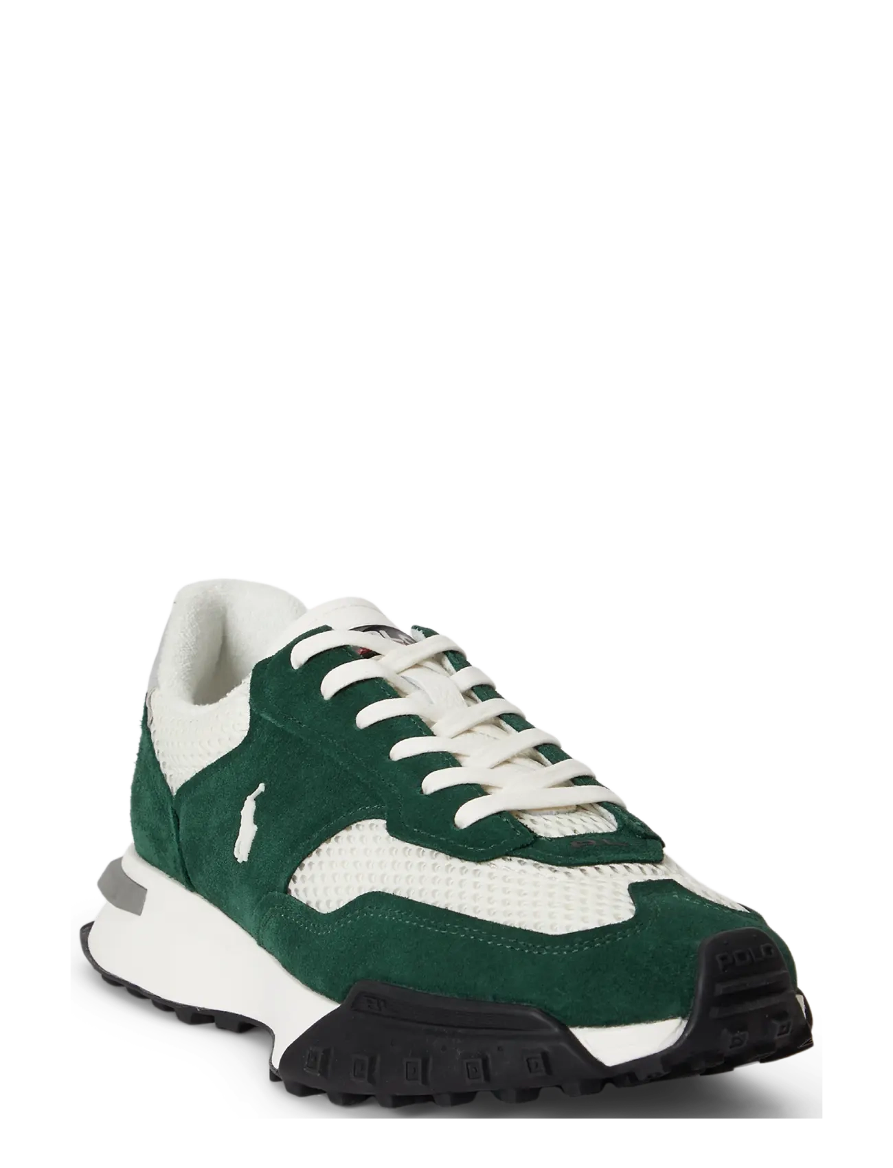 Polo Ralph Lauren - Eldridge Suede-Paneled Sneaker - madala säärega - college green/dec - 3