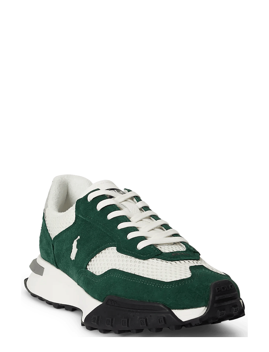 Polo Ralph Lauren - Eldridge Suede-Paneled Sneaker - madala säärega - college green/dec - 3