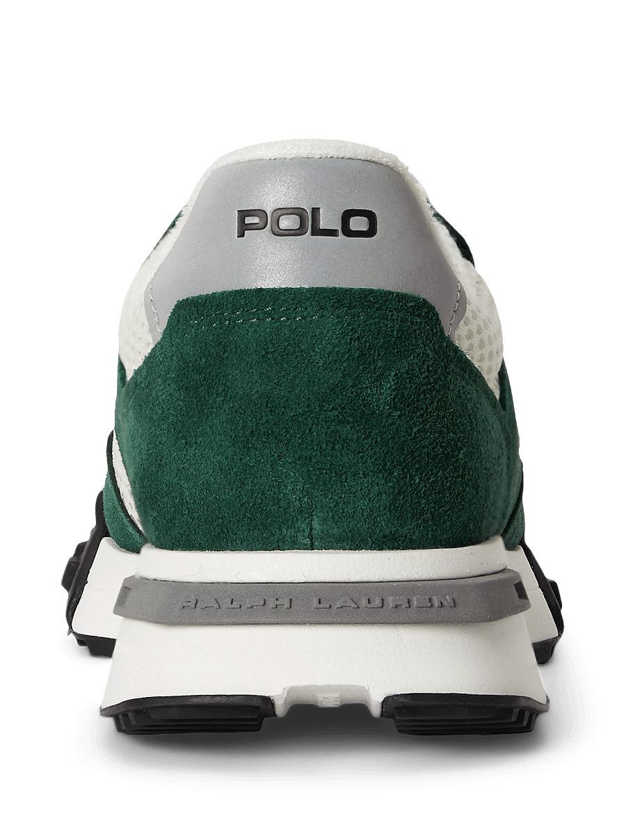 Polo Ralph Lauren - Eldridge Suede-Paneled Sneaker - madala säärega - college green/dec - 4