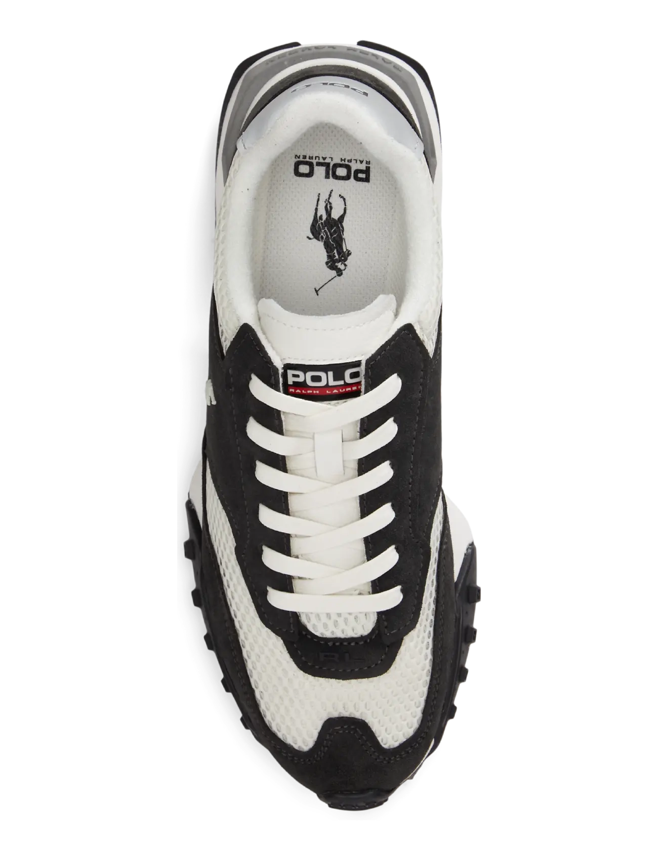 Polo Ralph Lauren - Eldridge Suede-Paneled Sneaker - lave sneakers - faded black/deckw - 2