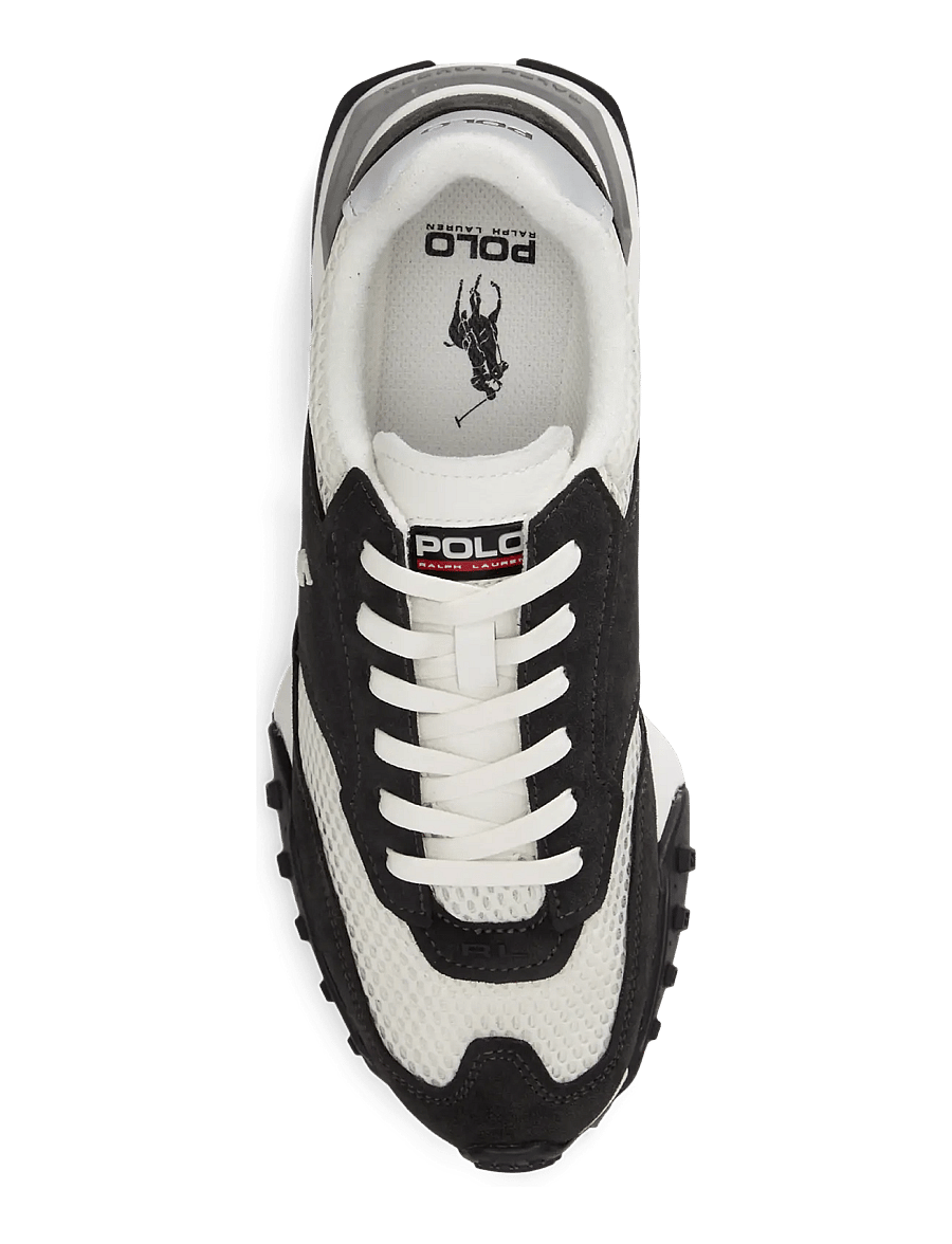 Polo Ralph Lauren - Eldridge Suede-Paneled Sneaker - lave sneakers - faded black/deckw - 2