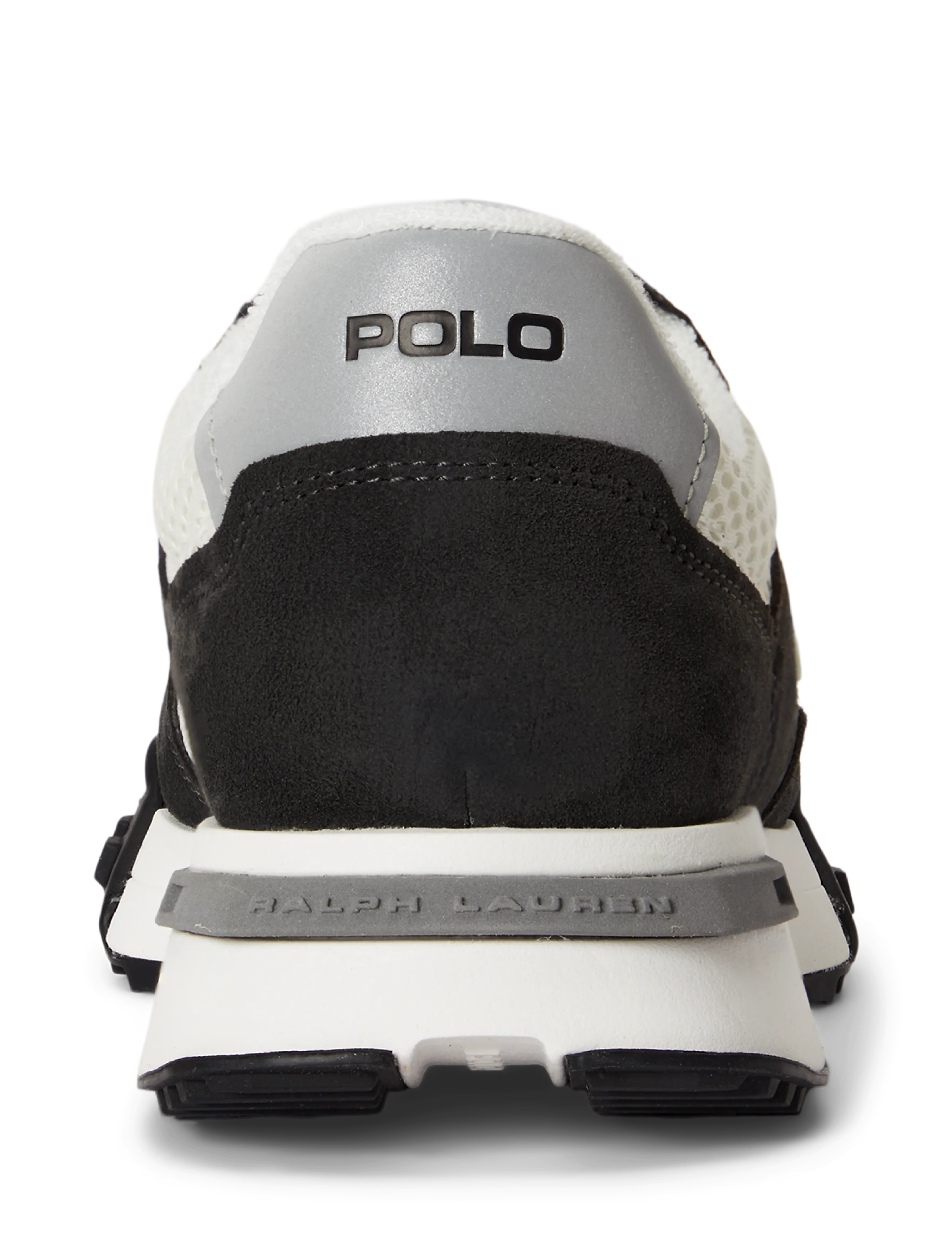 Polo Ralph Lauren - Eldridge Suede-Paneled Sneaker - lave sneakers - faded black/deckw - 4