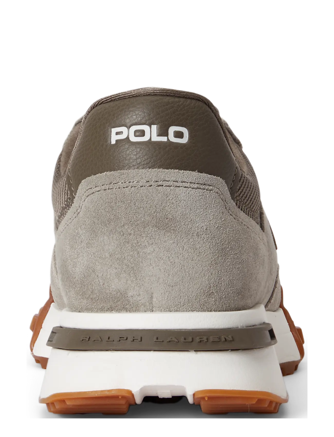 Polo Ralph Lauren - Eldridge Suede-Paneled Sneaker - low-top sneaker - earth grey/bungee - 1