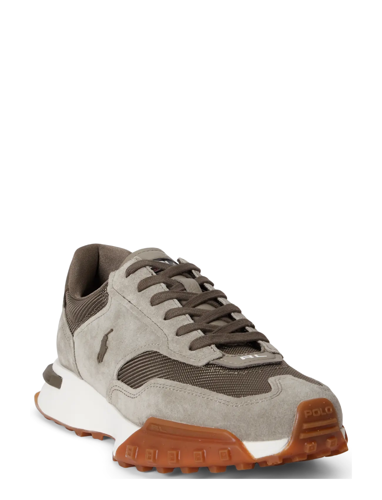 Polo Ralph Lauren - Eldridge Suede-Paneled Sneaker - low-top sneaker - earth grey/bungee - 2