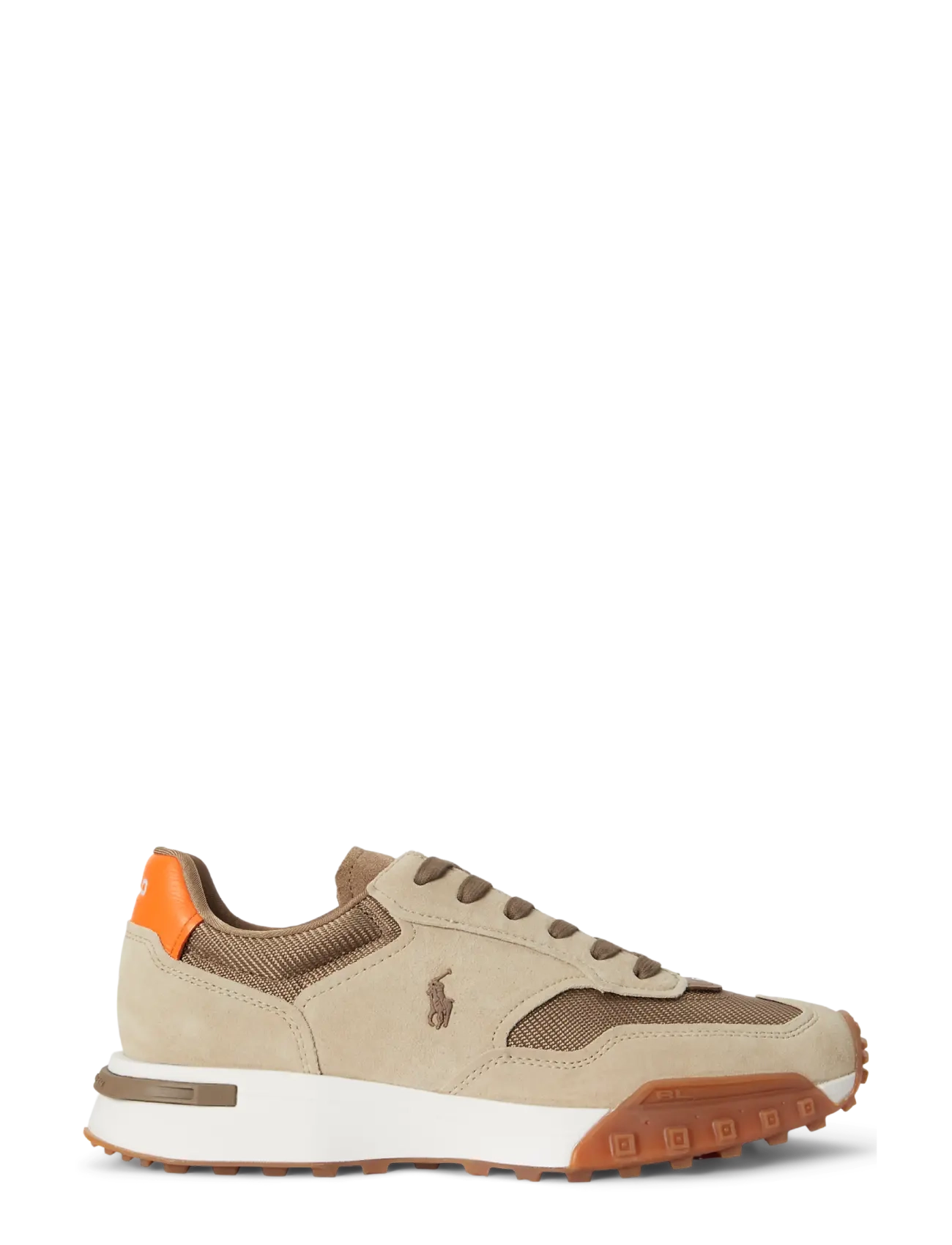 Polo Ralph Lauren Eldridge Suede-Paneled Sneaker - Inspiratsioon - SEPIA TINT/COSTL / beige