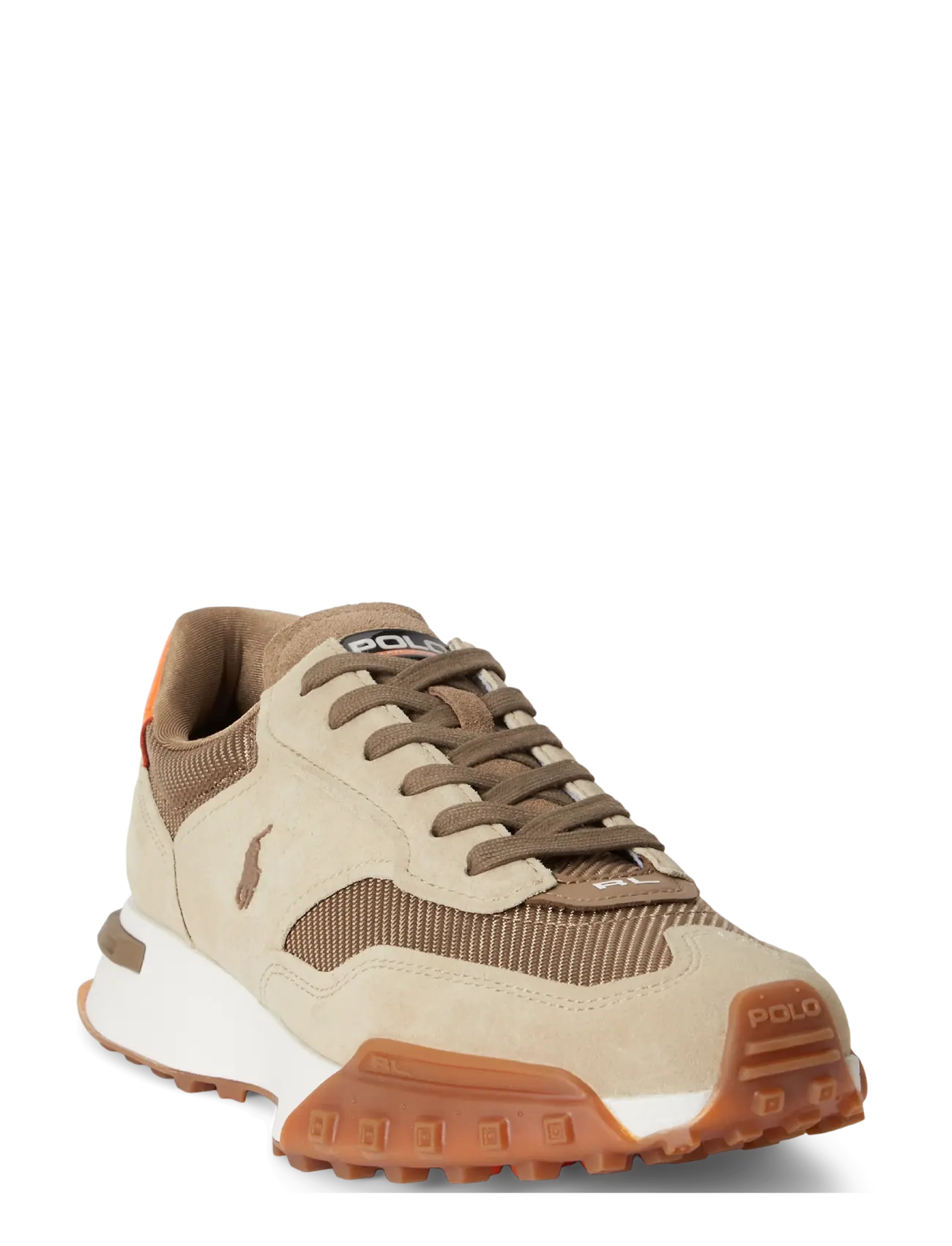 Polo Ralph Lauren - Eldridge Suede-Paneled Sneaker - madala säärega - sepia tint/costl - 3
