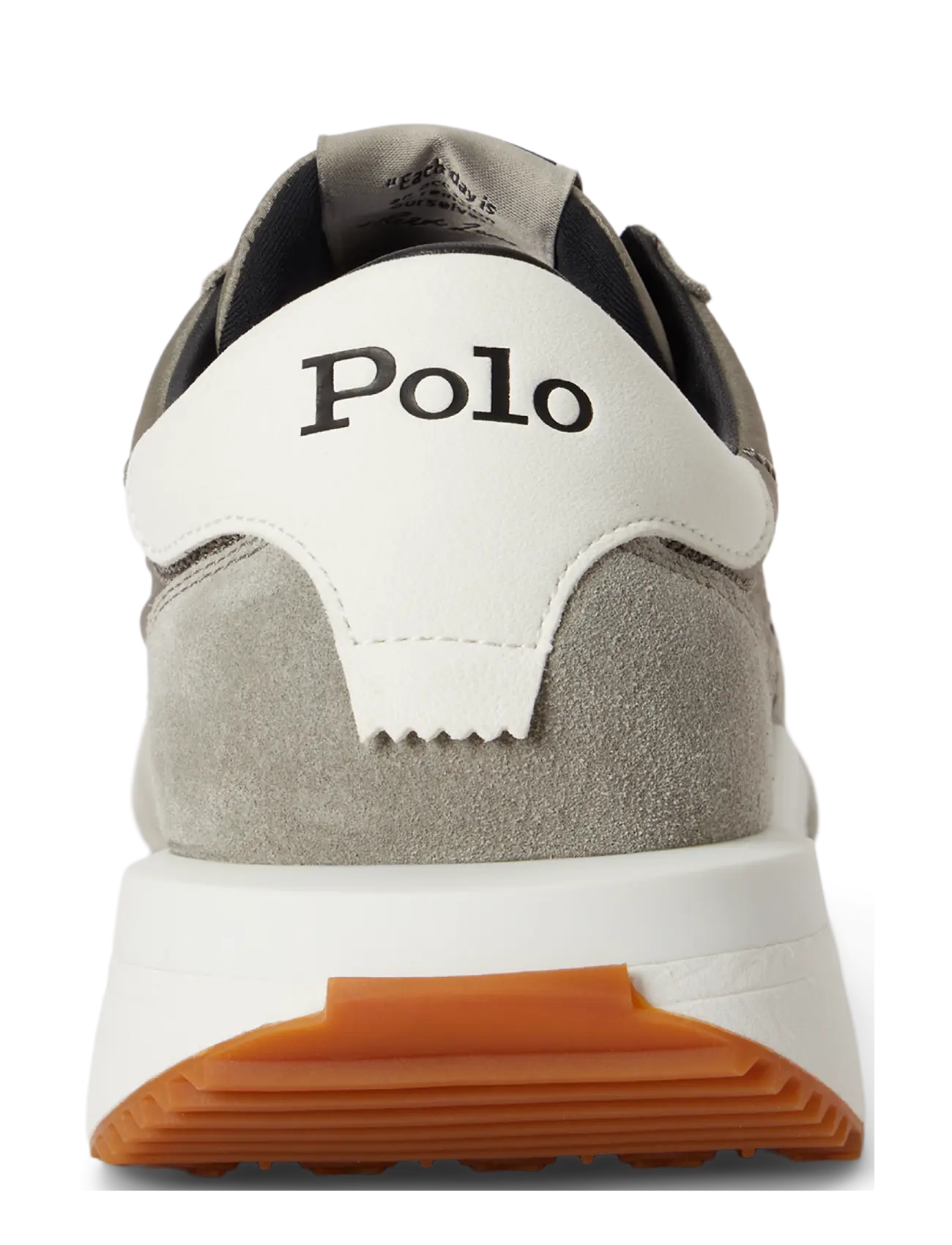 Polo Ralph Lauren - Train 89 Suede-Paneled Sneaker - low tops - earth grey - 3