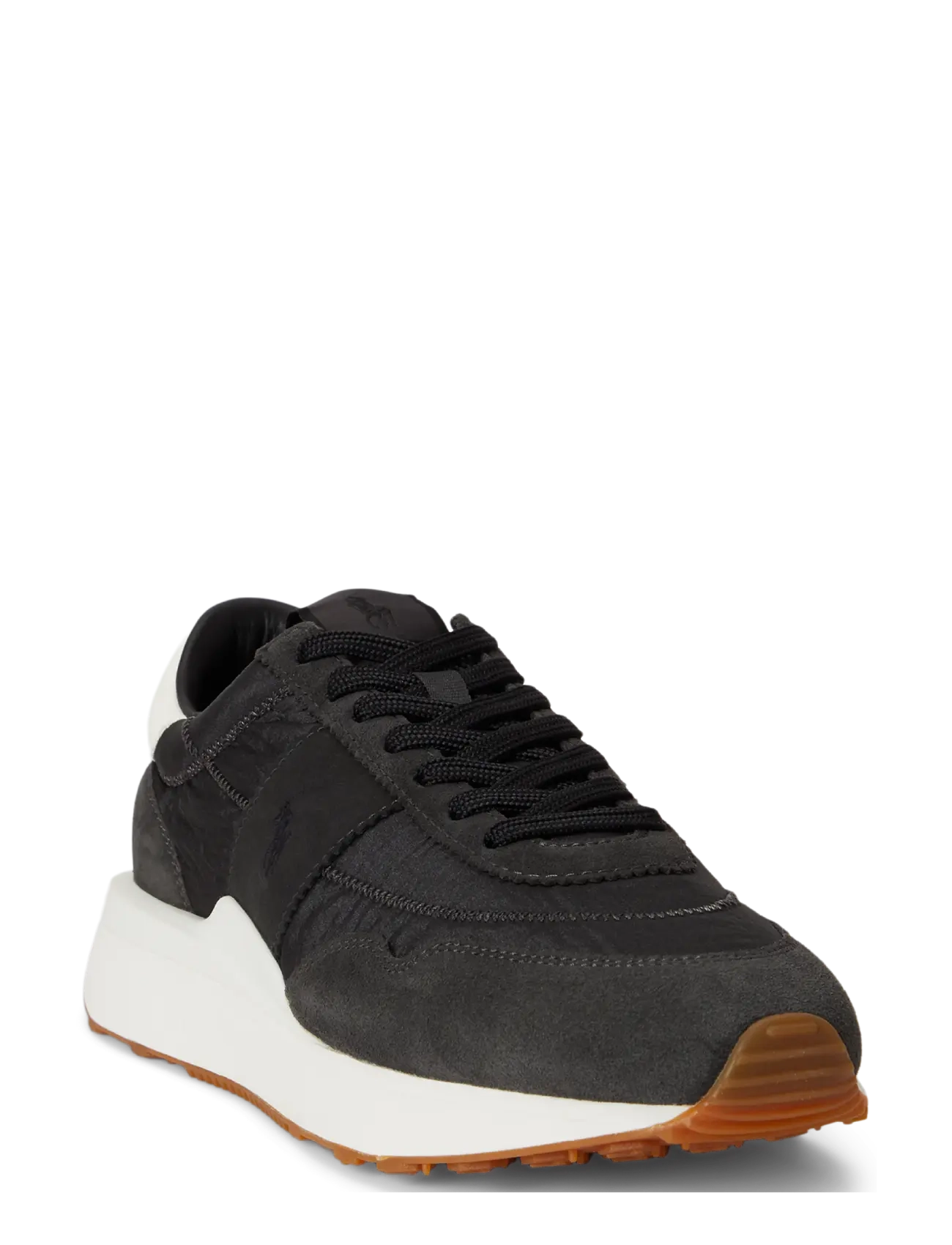 Polo Ralph Lauren - Train 89 Suede-Paneled Sneaker - low-top sneaker - faded black - 2