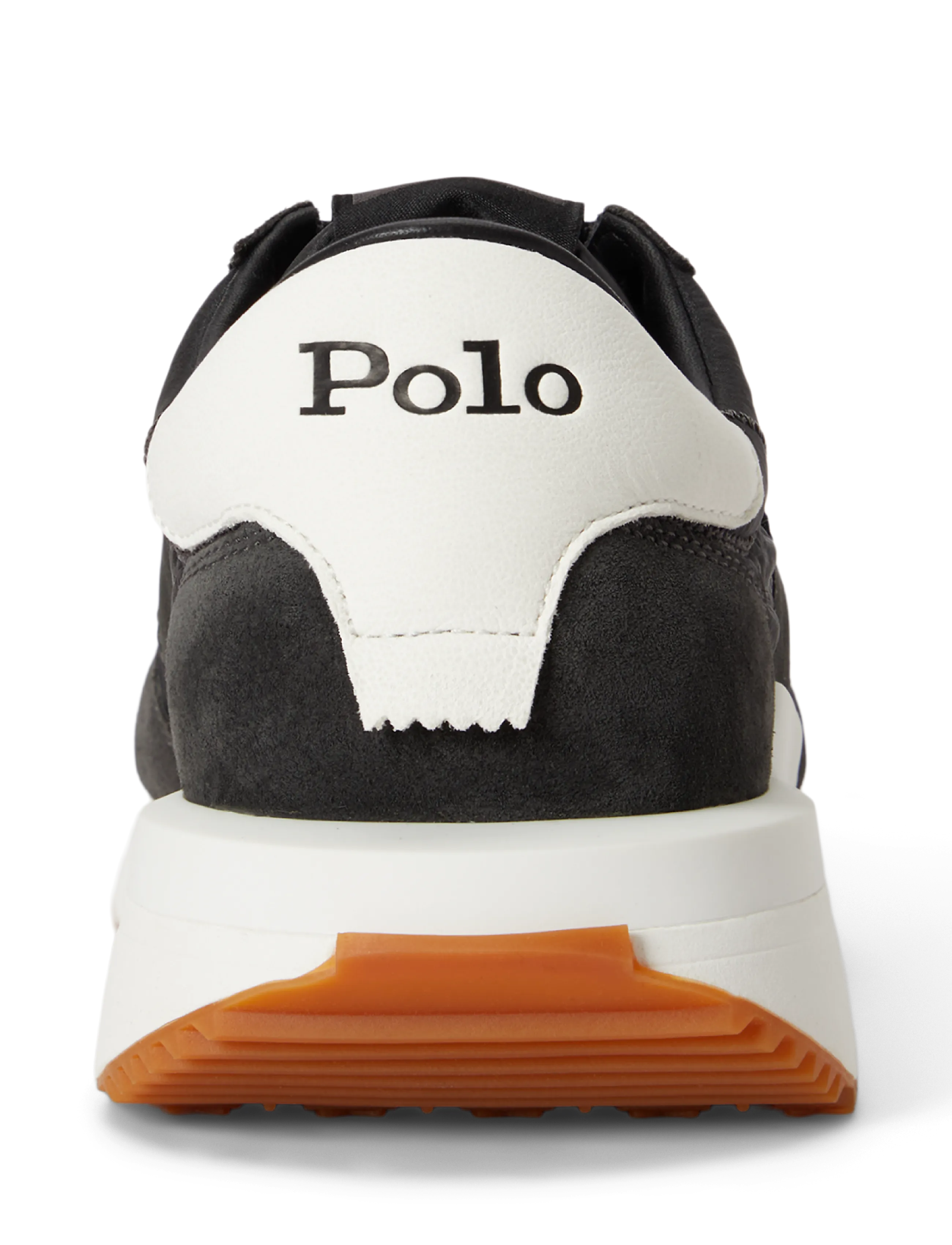 Polo Ralph Lauren - Train 89 Suede-Paneled Sneaker - low-top sneaker - faded black - 3