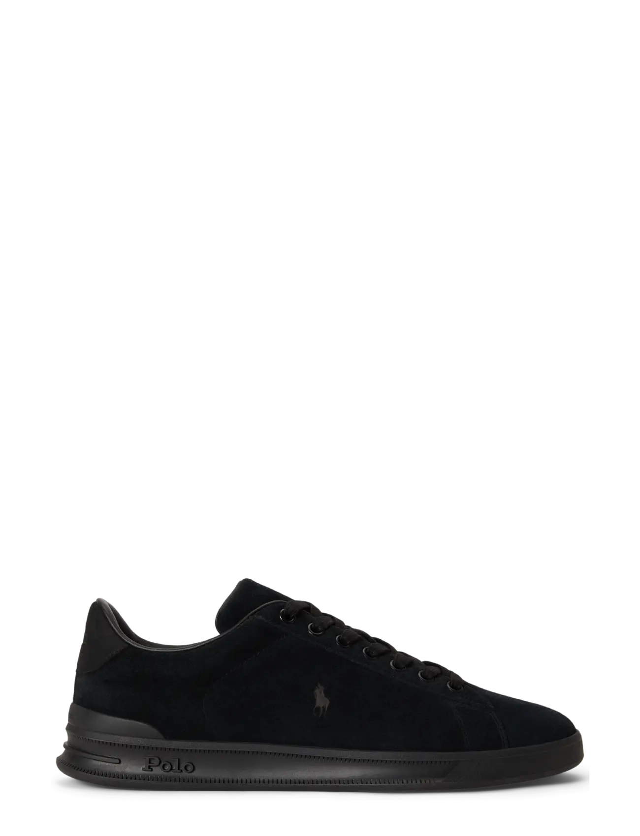 Polo Ralph Lauren Heritage Court II Suede Sneaker - Jalanõud - BLACK / black