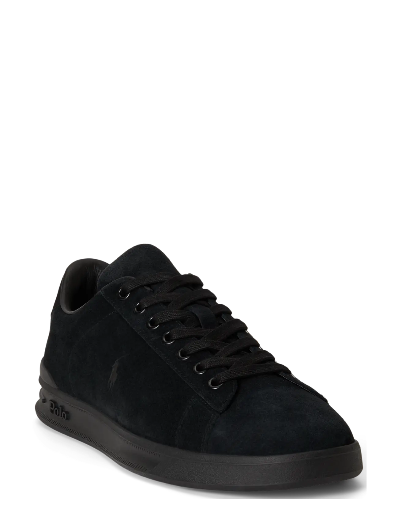 Polo Ralph Lauren - Heritage Court II Suede Sneaker - madala säärega - black - 3