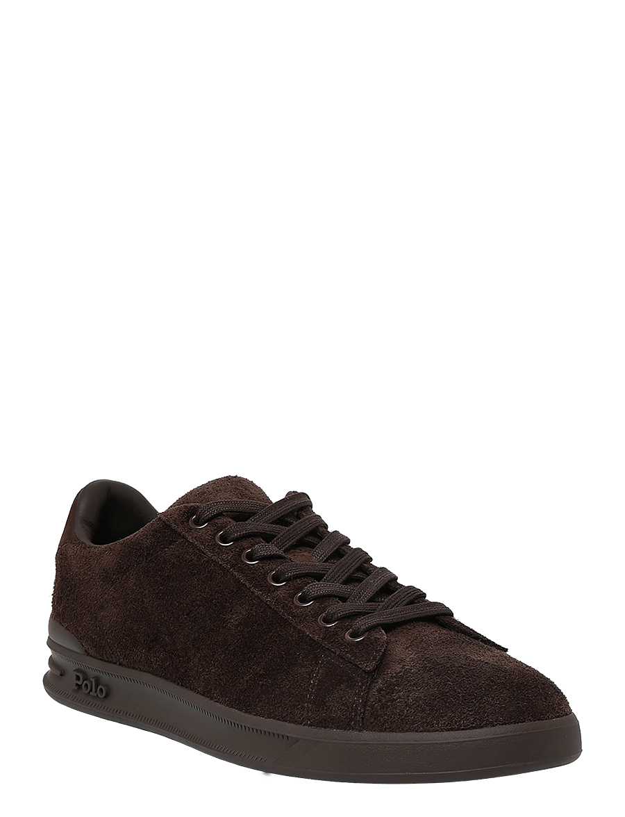 Polo Ralph Lauren - Heritage Court II Suede Sneaker - låga sneakers - dark chocolate - 0