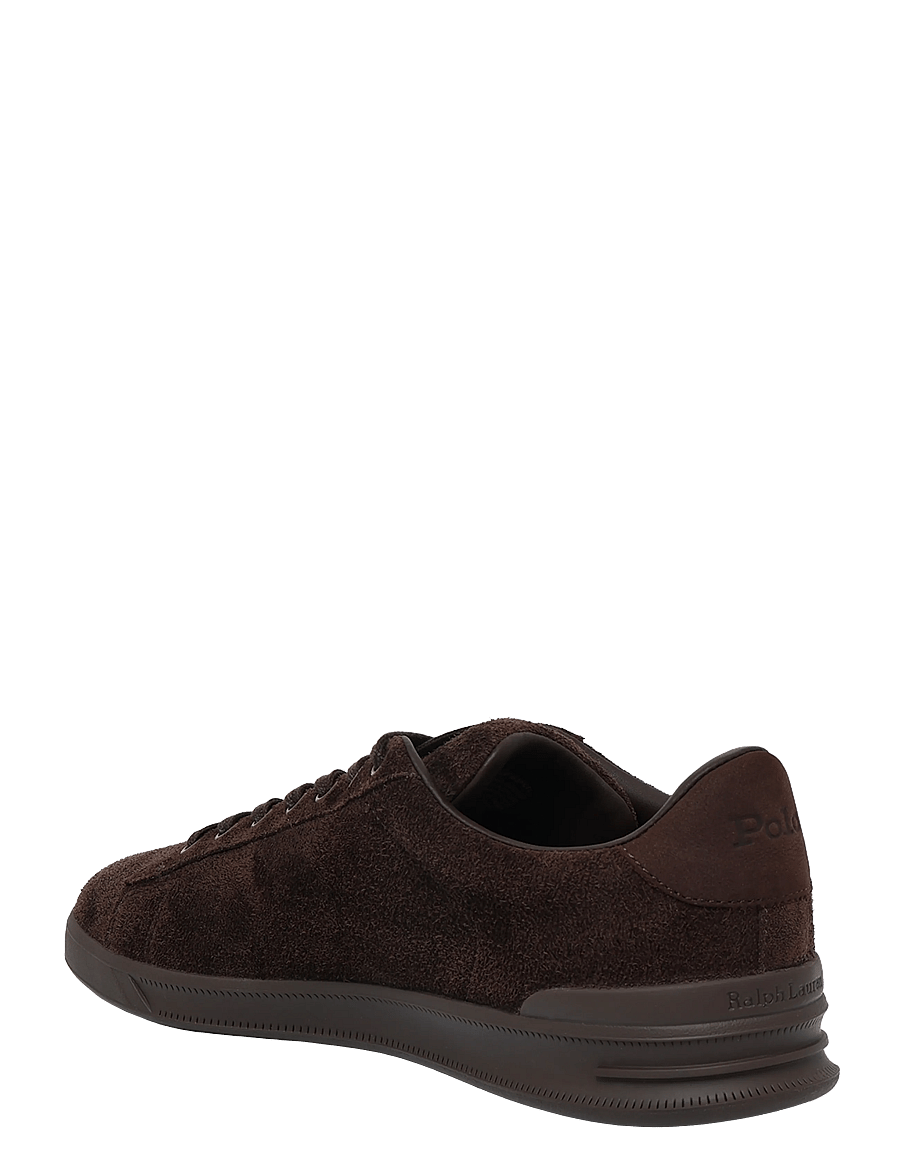 Polo Ralph Lauren - Heritage Court II Suede Sneaker - låga sneakers - dark chocolate - 1