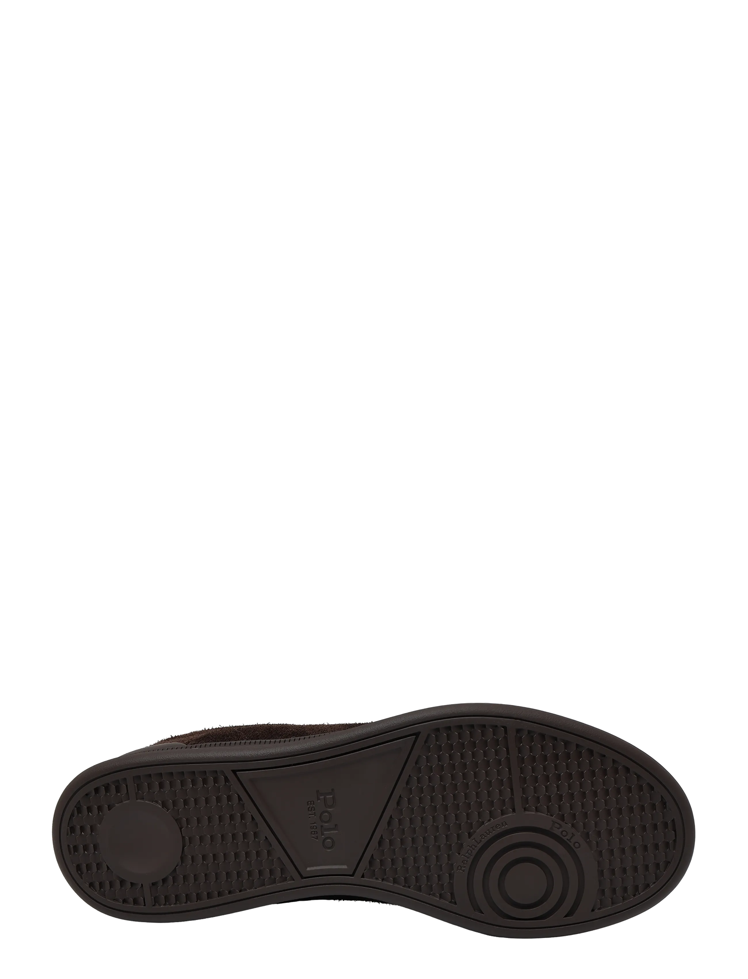 Polo Ralph Lauren - Heritage Court II Suede Sneaker - låga sneakers - dark chocolate - 4