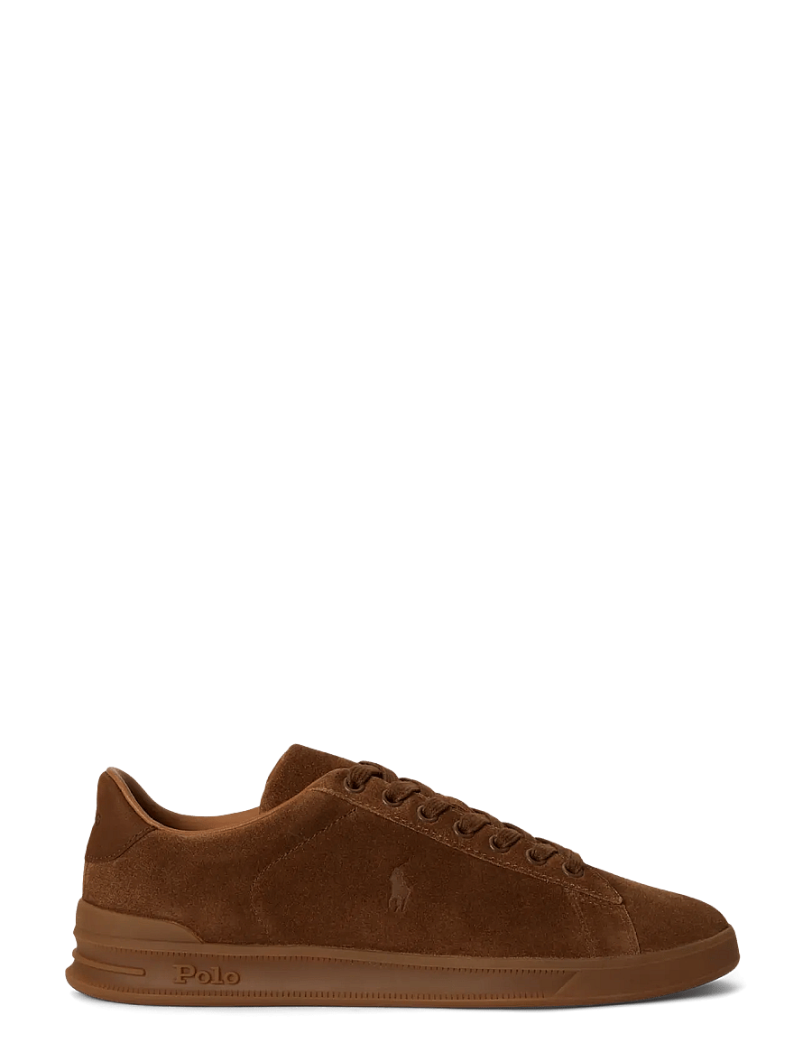 Polo Ralph Lauren - Heritage Court II Suede Sneaker - låga sneakers - new vintage pale - 0