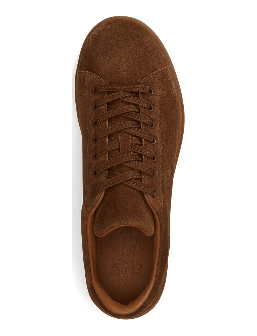 Polo Ralph Lauren - Heritage Court II Suede Sneaker - låga sneakers - new vintage pale - 1