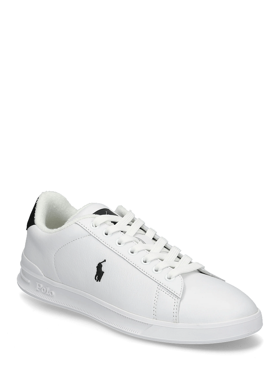 Polo Ralph Lauren - Heritage Court II Leather Sneaker - konfirmatsioon - white/black - 0
