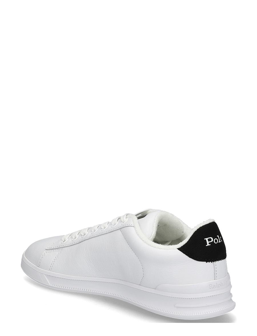 Polo Ralph Lauren - LEATHER-HRT CRT III-SK-LTL - lave sneakers - white/black - 1