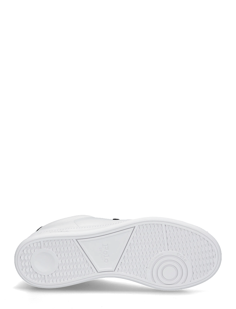 Polo Ralph Lauren - Heritage Court II Leather Sneaker - konfirmatsioon - white/black - 4