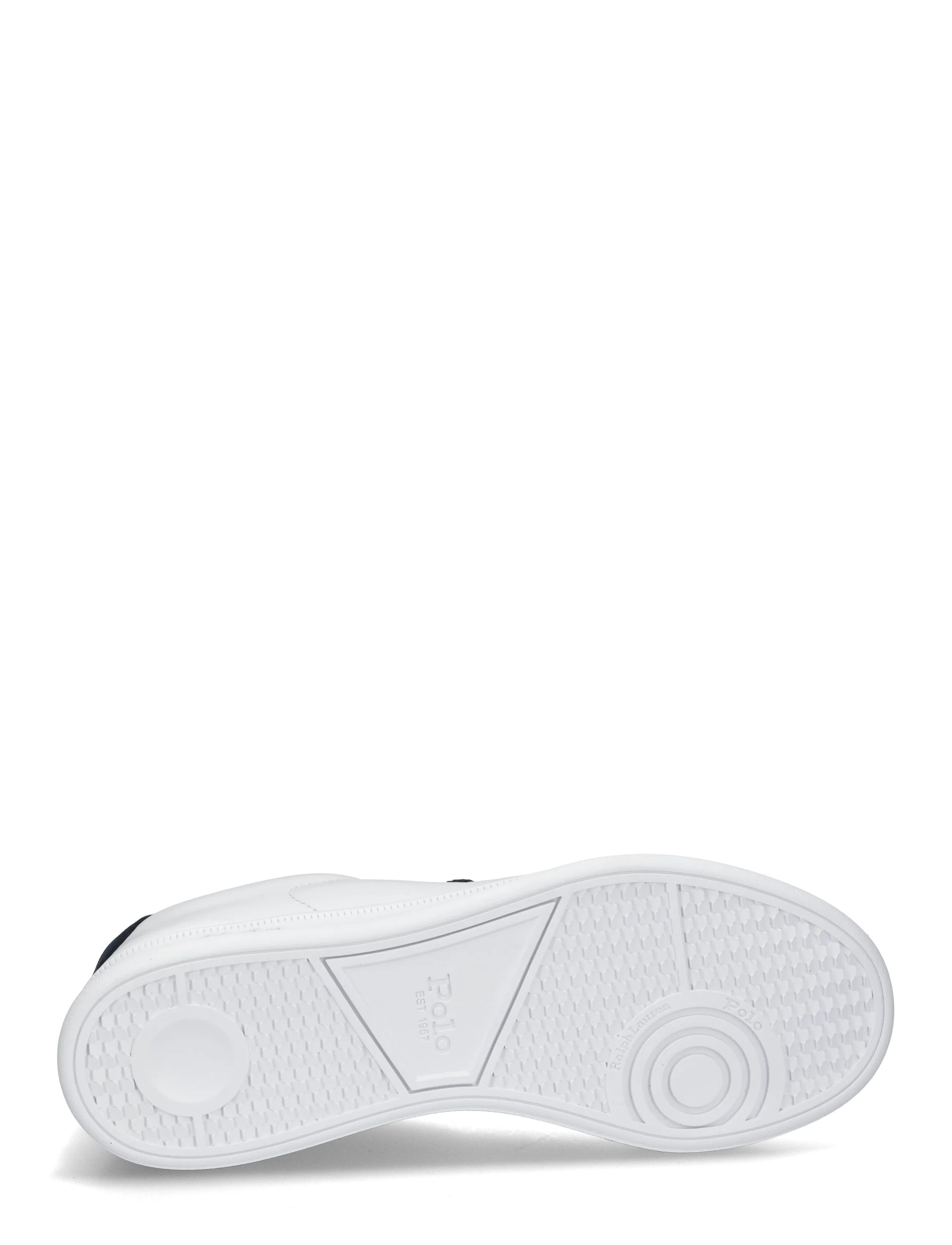 Polo Ralph Lauren - Heritage Court II Leather Sneaker - confirmation - white/navy - 4