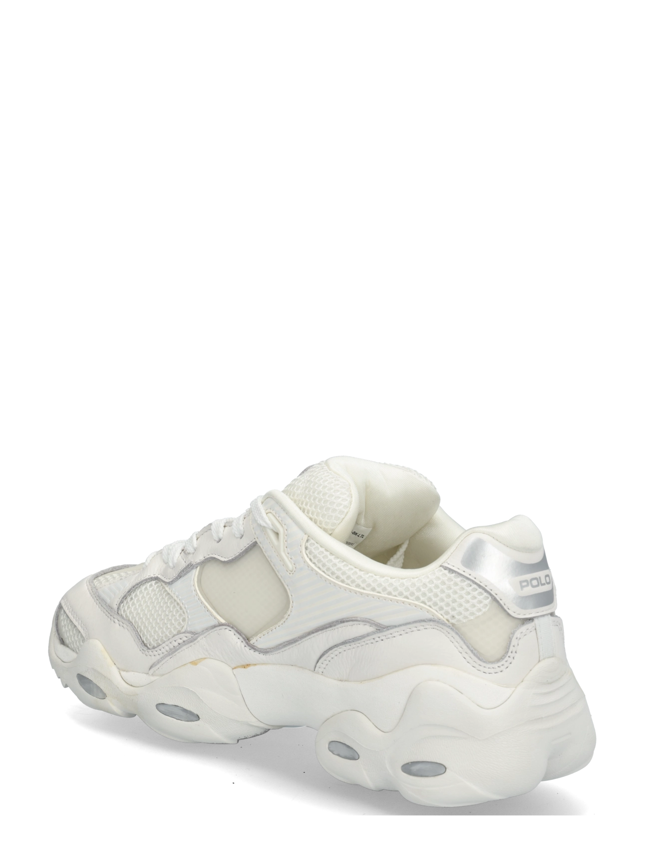 Polo Ralph Lauren - MESH/LEATHER-TRACKSTR 300-SK-LTL - low-top sneaker - deckwash white - 1