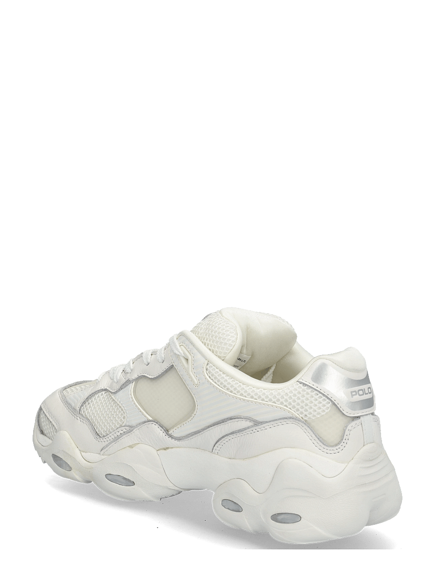 Polo Ralph Lauren - MESH/LEATHER-TRACKSTR 300-SK-LTL - low-top sneaker - deckwash white - 1
