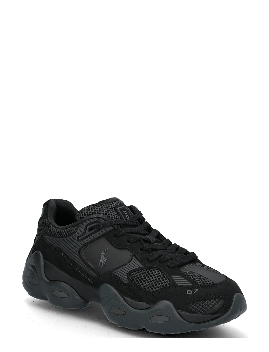 Polo Ralph Lauren - MESH/NUBUCK-TRACKSTR 300-SK-LTL - low-top sneaker - black/faded black - 0