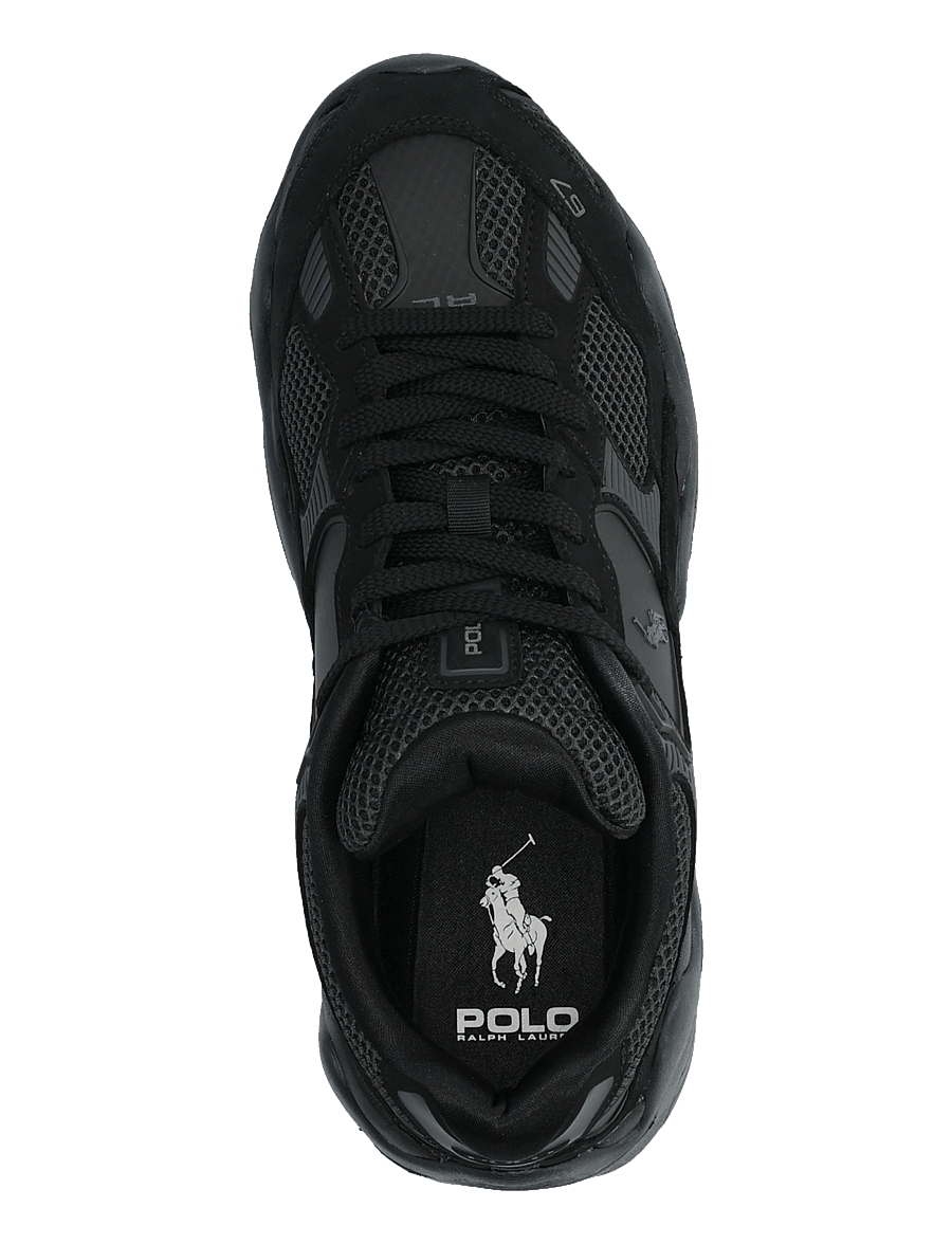 Polo Ralph Lauren - MESH/NUBUCK-TRACKSTR 300-SK-LTL - low-top sneaker - black/faded black - 3
