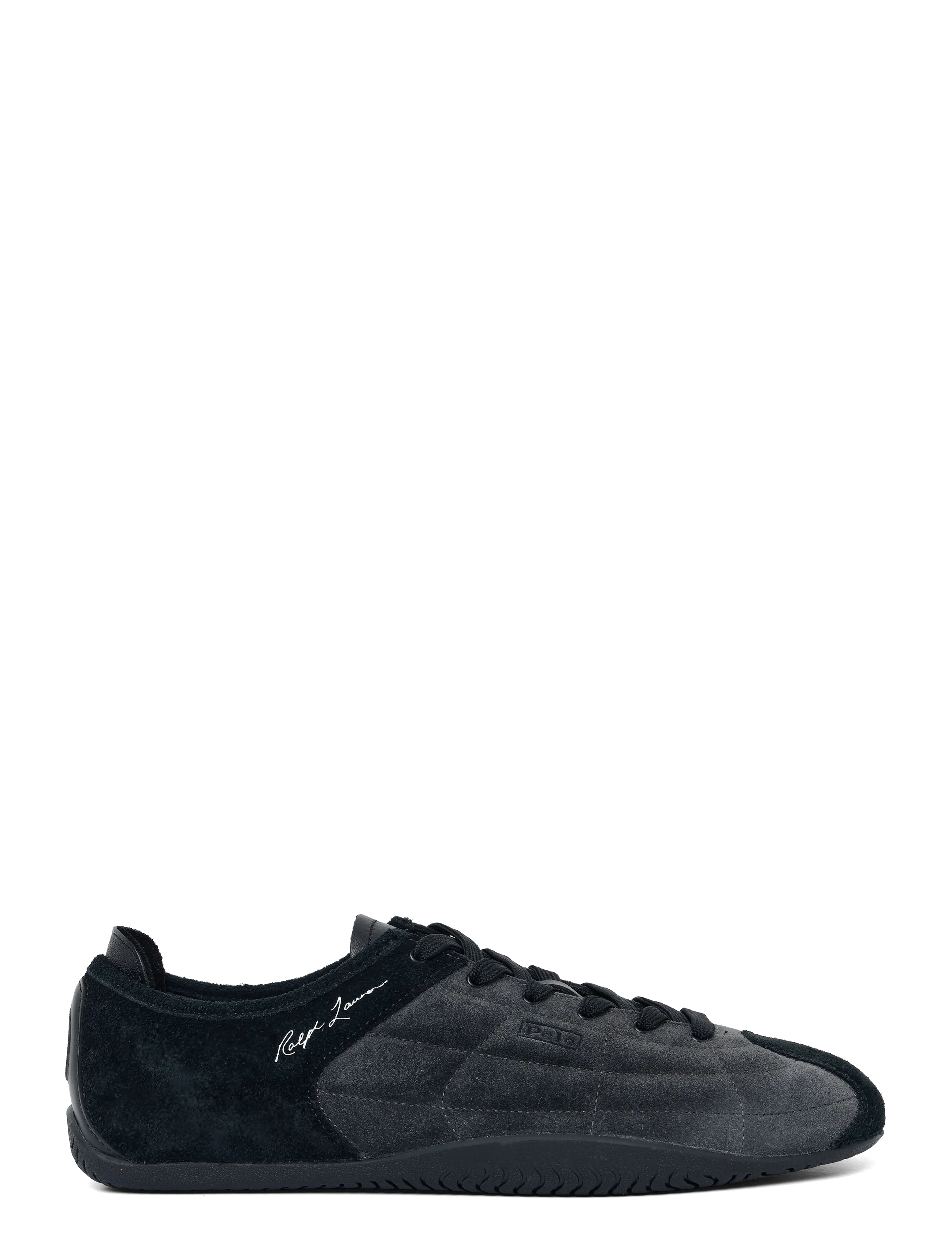 Polo Ralph Lauren - SUEDE-RL RACER-SK-LTL - madala säärega - black - 2