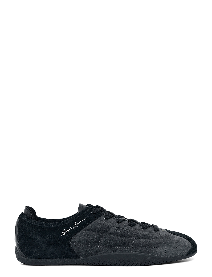 Polo Ralph Lauren - SUEDE-RL RACER-SK-LTL - madala säärega - black - 2