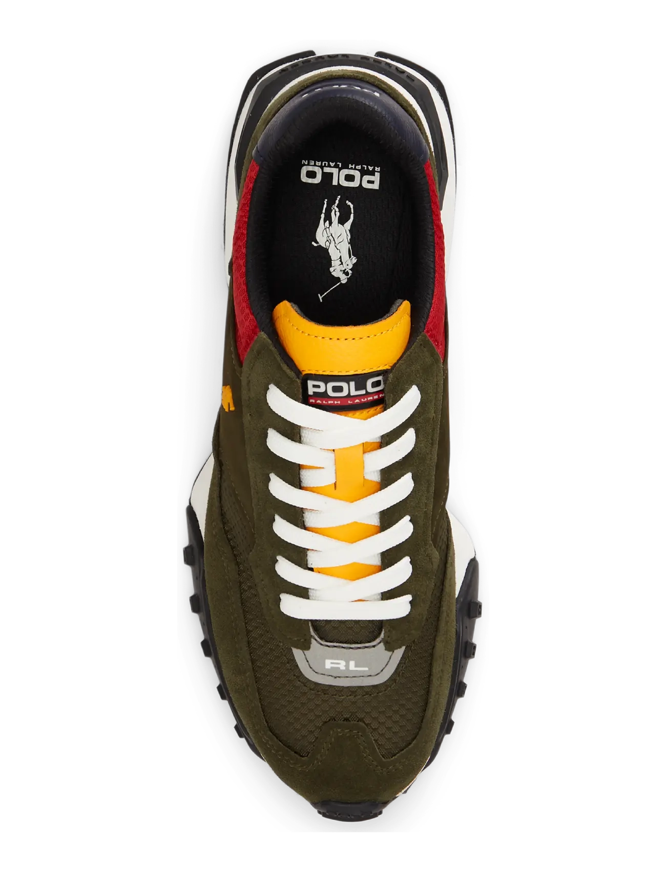 Polo Ralph Lauren - Eldridge Suede-Paneled Sneaker - madala säärega - estate olive mult - 2