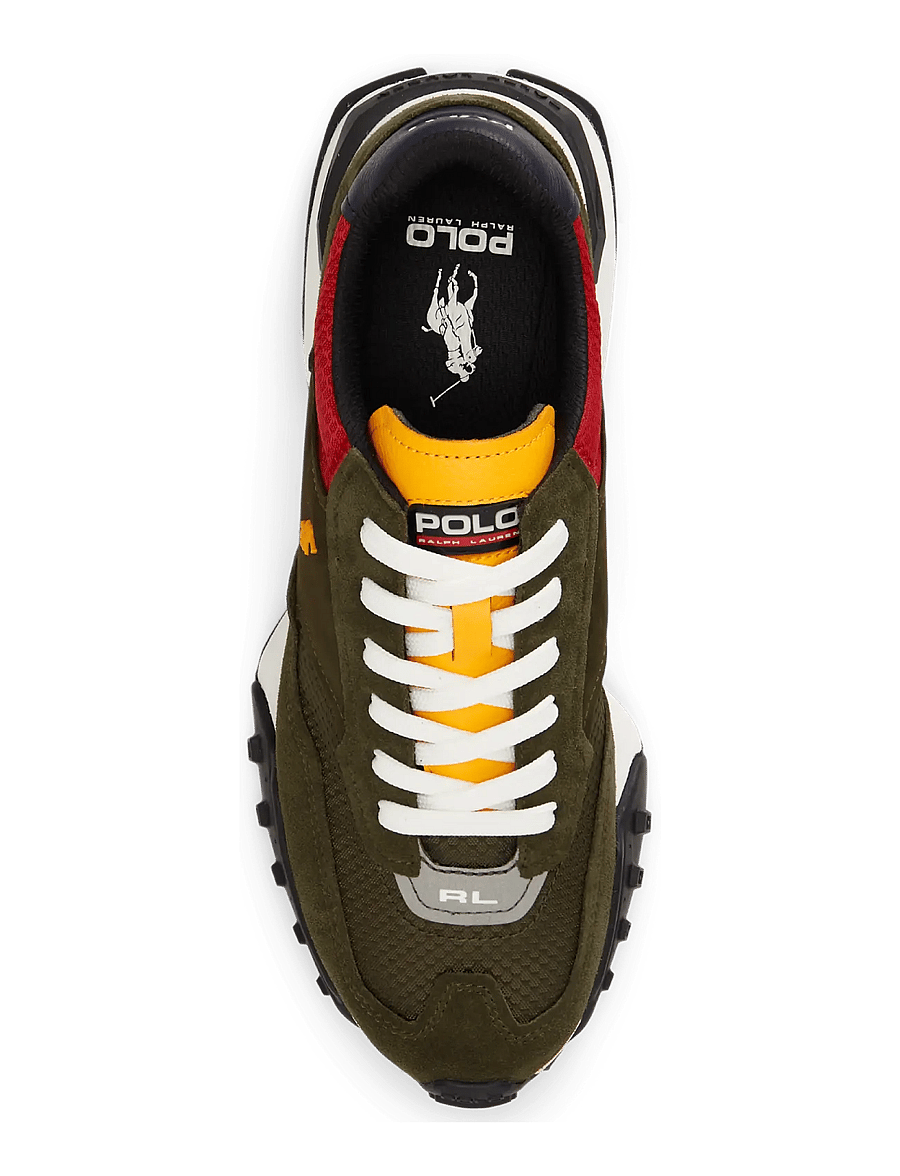 Polo Ralph Lauren - Eldridge Suede-Paneled Sneaker - madala säärega - estate olive mult - 2