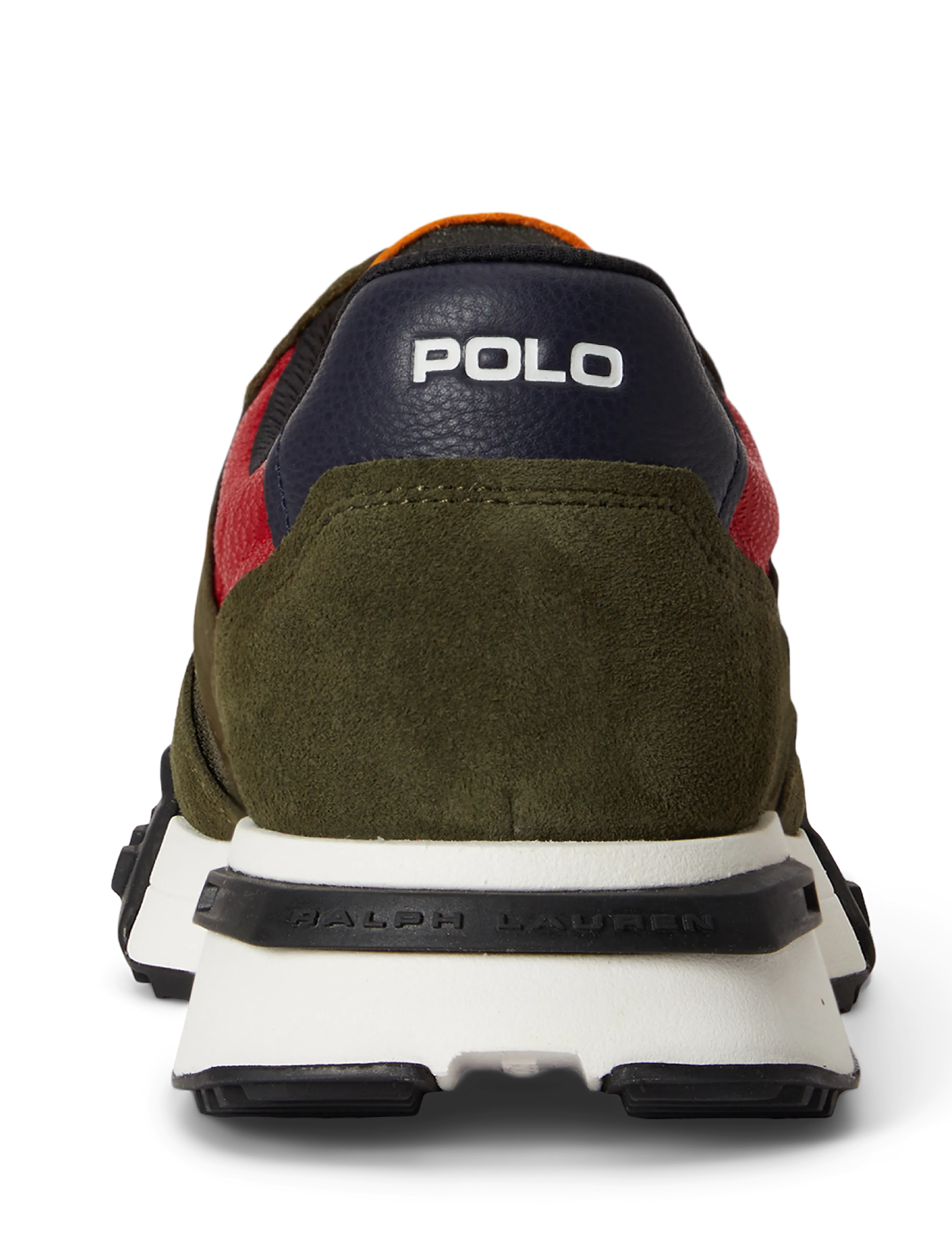 Polo Ralph Lauren - Eldridge Suede-Paneled Sneaker - madala säärega - estate olive mult - 4