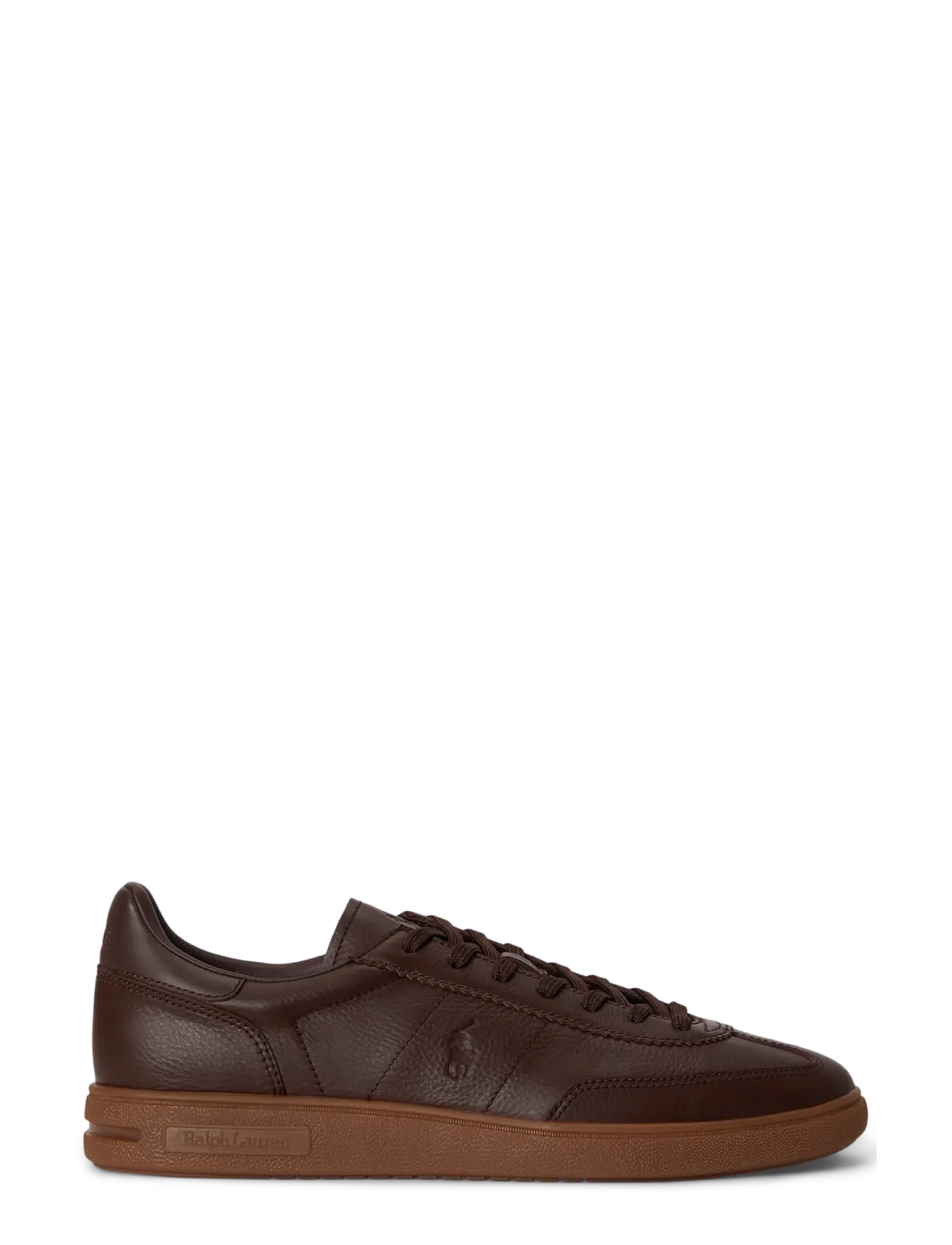 Polo Ralph Lauren Bedford Leather Sneaker - Schuhe - DARK BROWN / brown