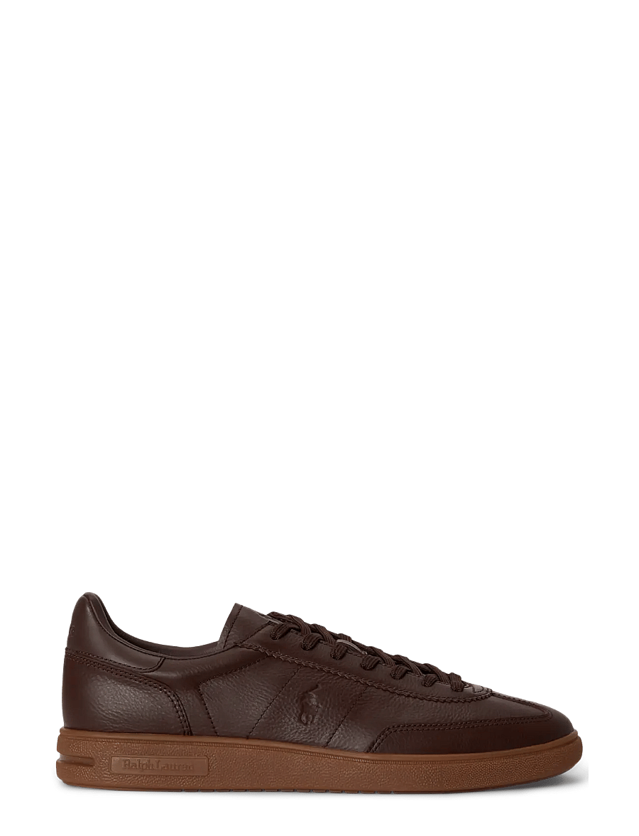 Polo Ralph Lauren - Bedford Leather Sneaker - nach anlass kaufen - dark brown - 0