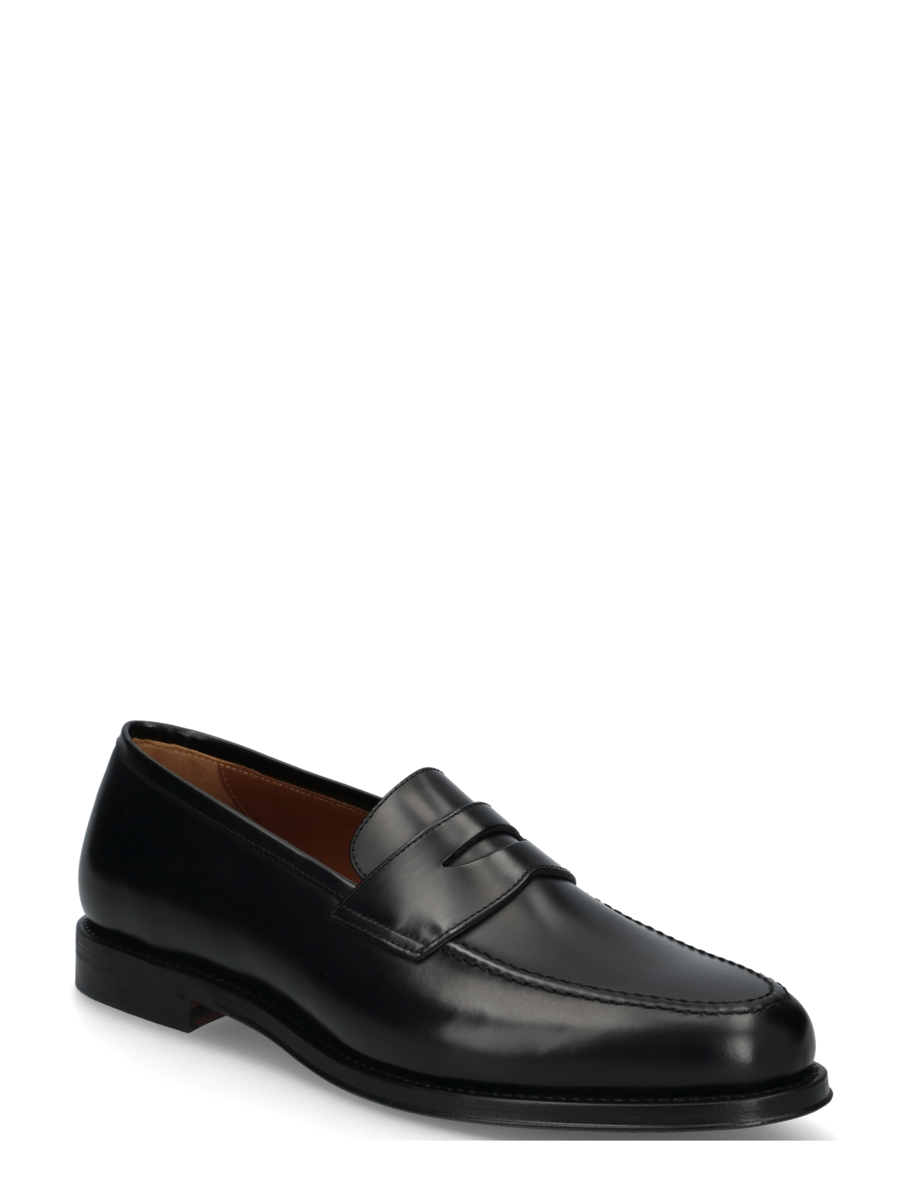 Polo Ralph Lauren CALF LEATHER-MAESTRA PENN-DS-PNY - Loafer - BLACK / black
