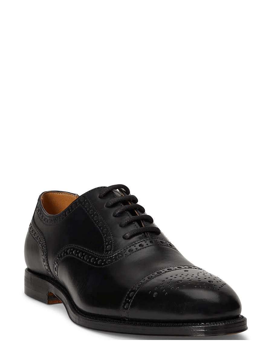 Polo Ralph Lauren - Maestra Calfskin Cap-Toe Shoe - business - black - 0