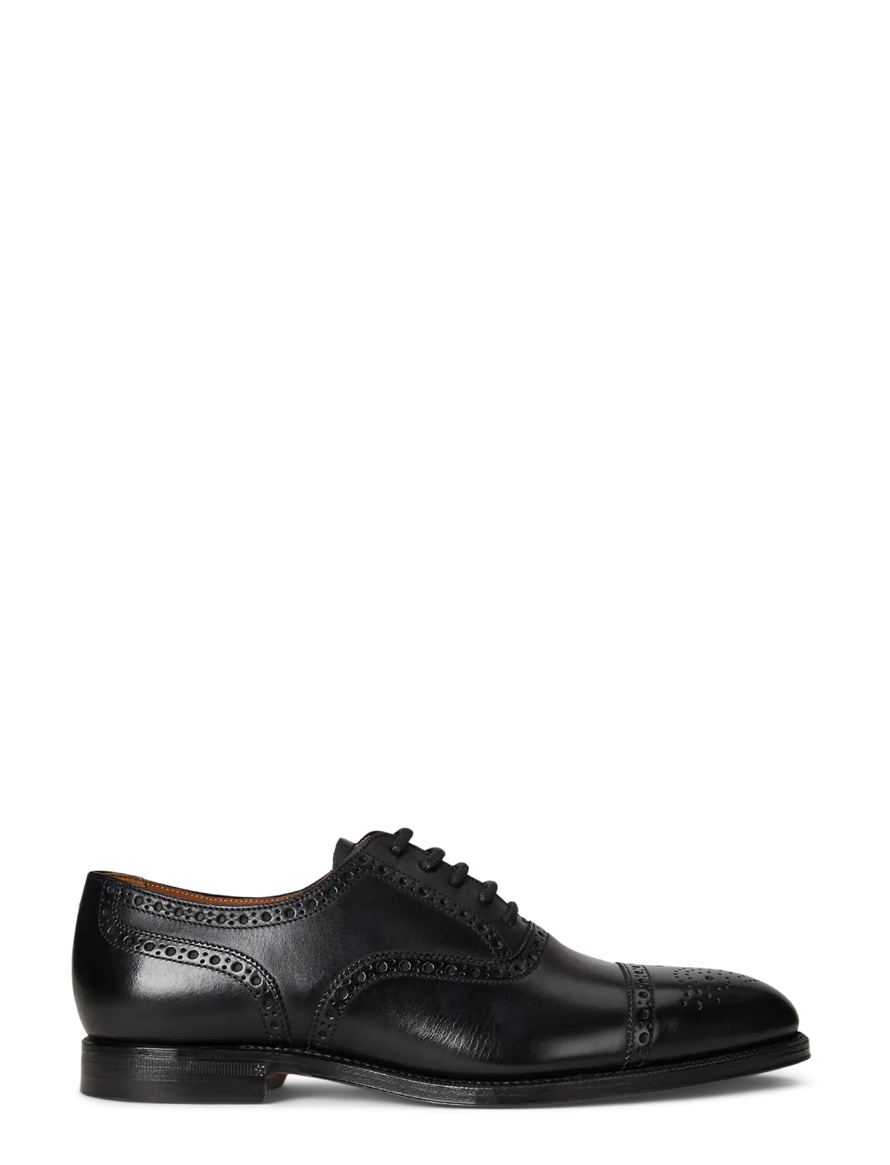 Polo Ralph Lauren - Maestra Calfskin Cap-Toe Shoe - black - 1