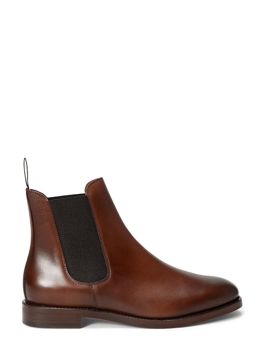 Polo Ralph Lauren - Inserra Calfskin Chelsea Boot - boots - dark brown - 0
